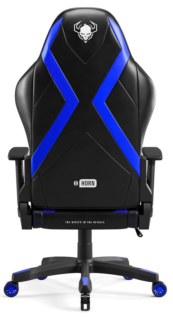 Sedia da gaming Diablo X-Horn 2.0 Normal Size, nero-blu