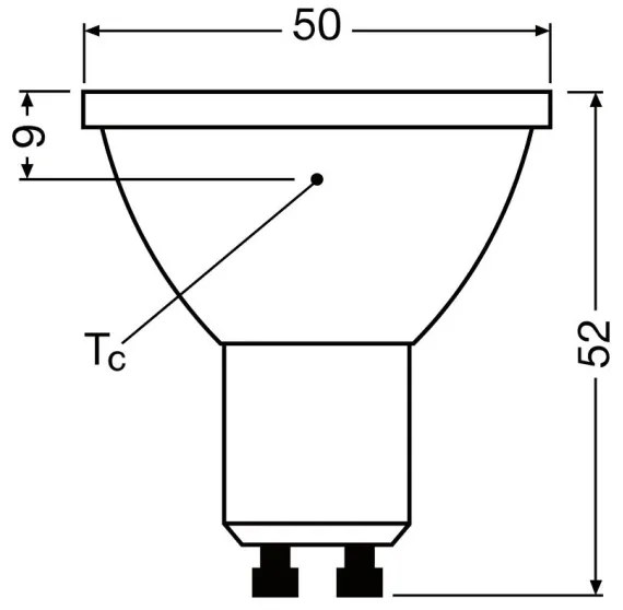 Lampadina LED dimmerabile PAR16 GU10/3,7W/230V 4000K CRI 90 - Osram