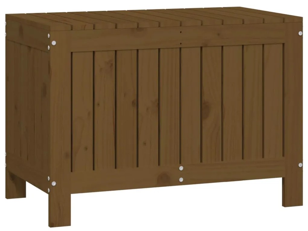 Contenitore da giardino miele 76x42,5x54 cm legno massello pino