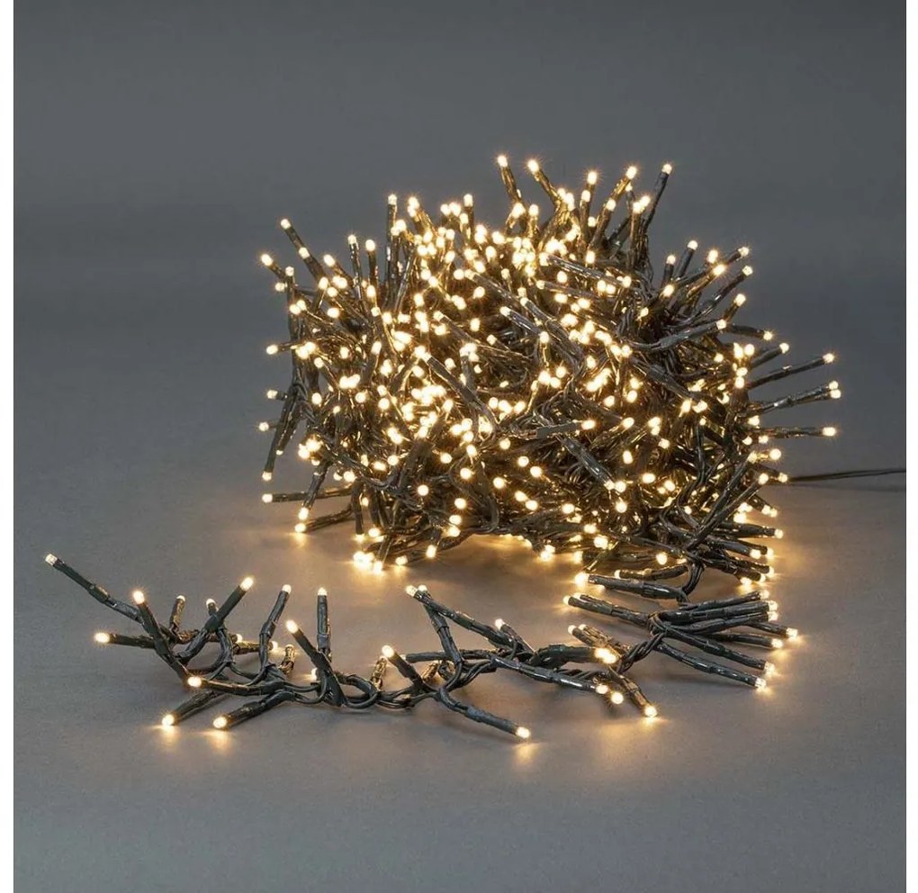 Nedis CLCS768 - Catena natalizia LED da esterno 768xLED/7 funzioni 8,6m IP44 bianco caldo
