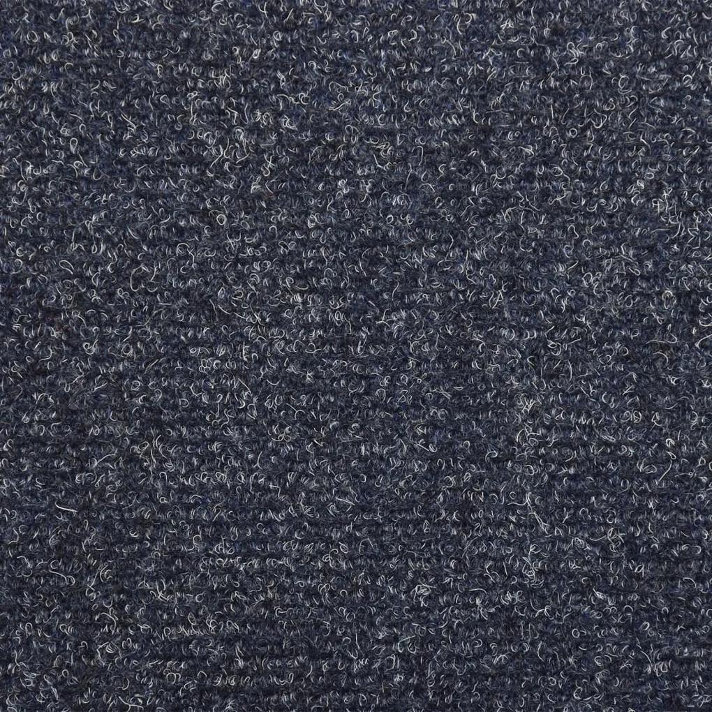 Tappetini per Scale Tessuto Agugliato 5 pz 65x21x4 cm Antracite