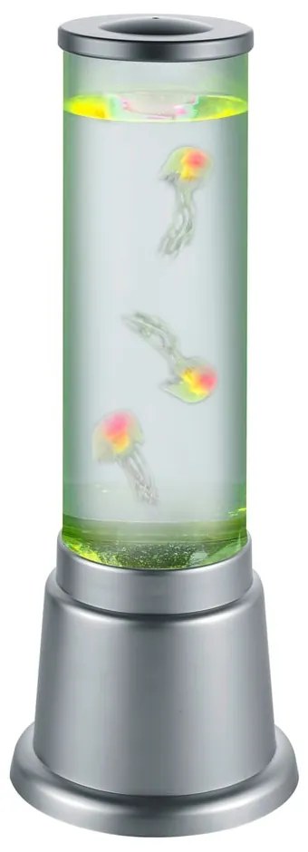 Lampada da tavolo a LED in argento (altezza 36 cm) Jelly - Trio