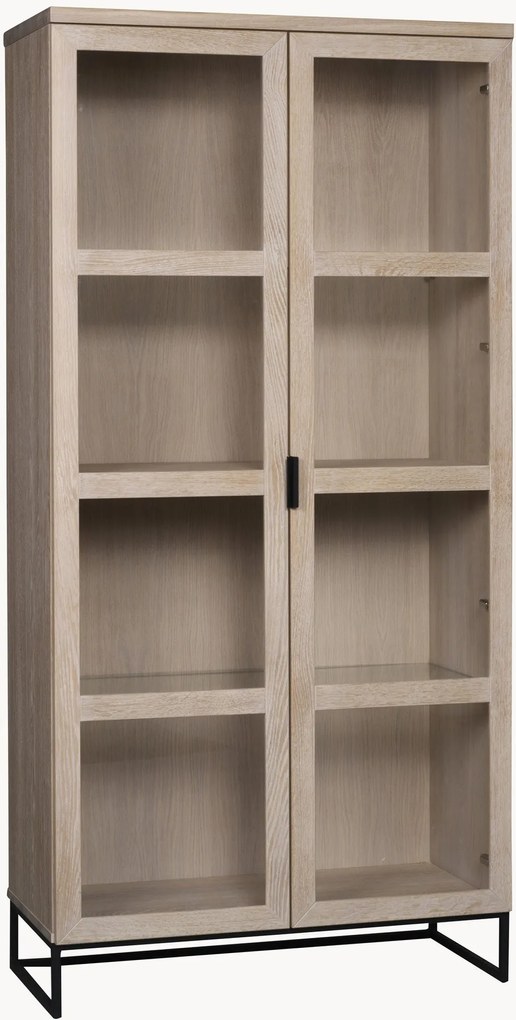 Vetrina in legno di quercia Everett