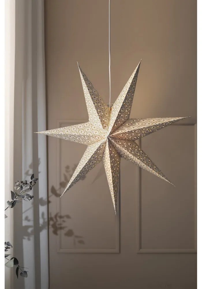 Decorazione luminosa natalizia bianca da appendere Baroque - Markslöjd