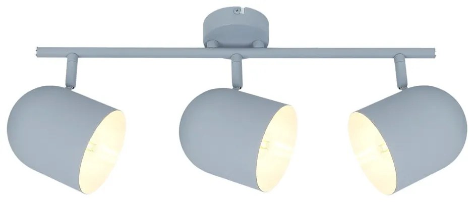 Lampada da soffitto azzurra con paralume in metallo 55x10 cm Azuro - Candellux Lighting