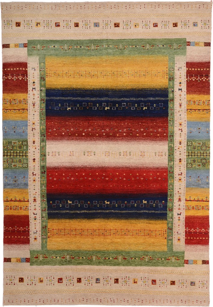 Loribaft Tappeto 170 x 240 (Indian) Annodato A Mano