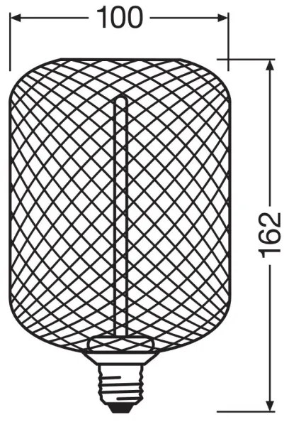 Lampadina LED dimmerabile DECOR FILAMENT E27/3,5W/230V 1800K oro - Osram
