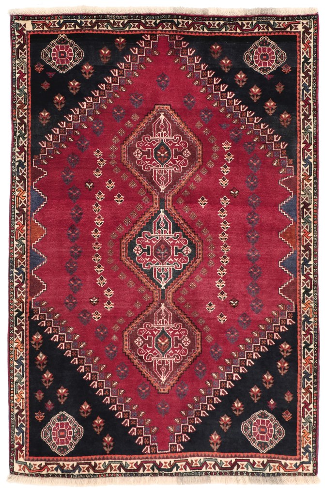 Gashghai Tappeto 120x180 (Iran) Annodato A Mano