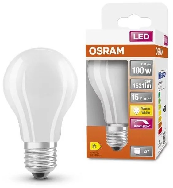 Lampadina LED dimmerabile A60 E27/11W/230V 2700K - Osram