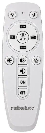 Rabalux 72349 - Lampadario dimmerabile a sospensione con cavo BELIZA LED/90W/230V 3000-6500K + telecomando