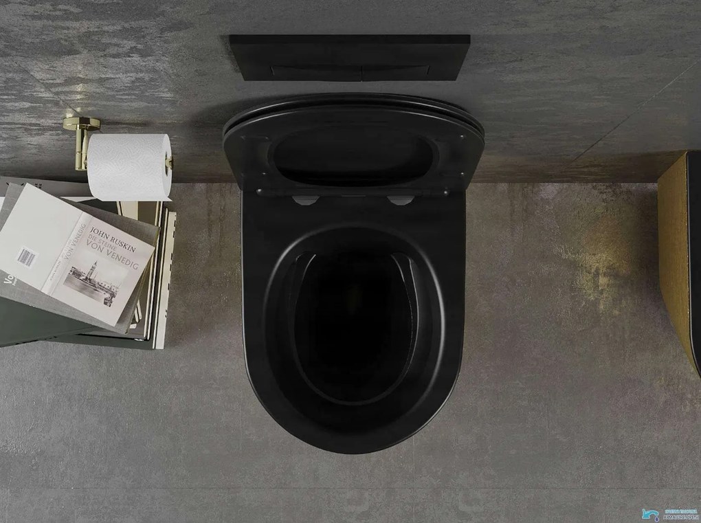 Vaso WC sospeso MEXEN TO1699 in ceramica senza brida, in più finiture