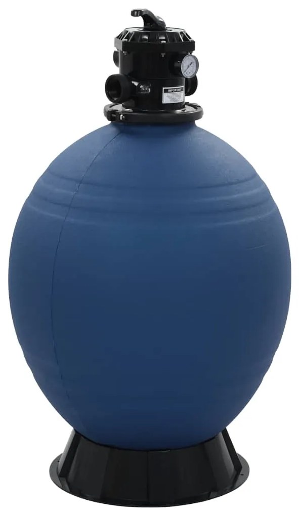 Filtro A Sabbia Per Piscine Valvola A 6 Posizioni Blu 660 Mm /