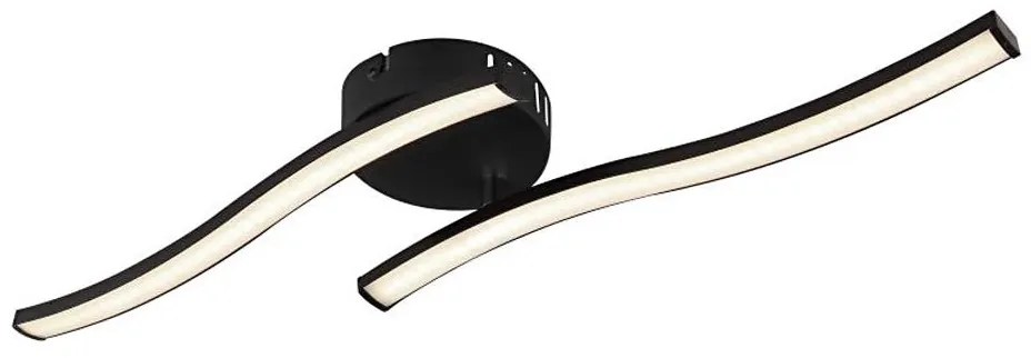 Globo 67178SC - Plafoniera LED ELOISE 2xLED/6W/230V nero