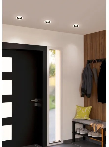 Eglo 900915 - SET 3x Lampada LED da incasso CALONGE 3xLED/4,8W/230V nero