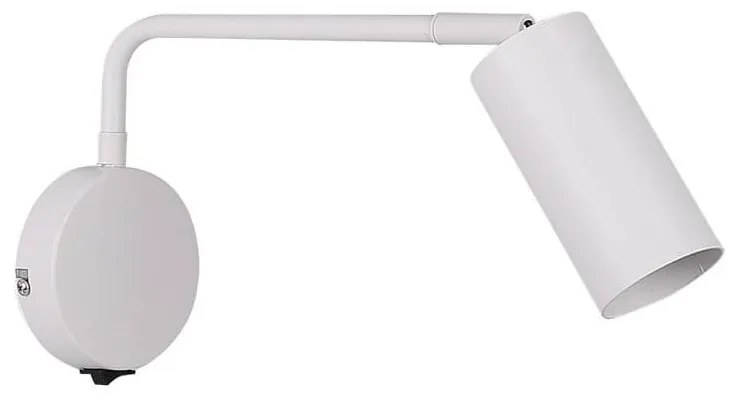 Lampada da parete in metallo bianco Tina - Candellux Lighting