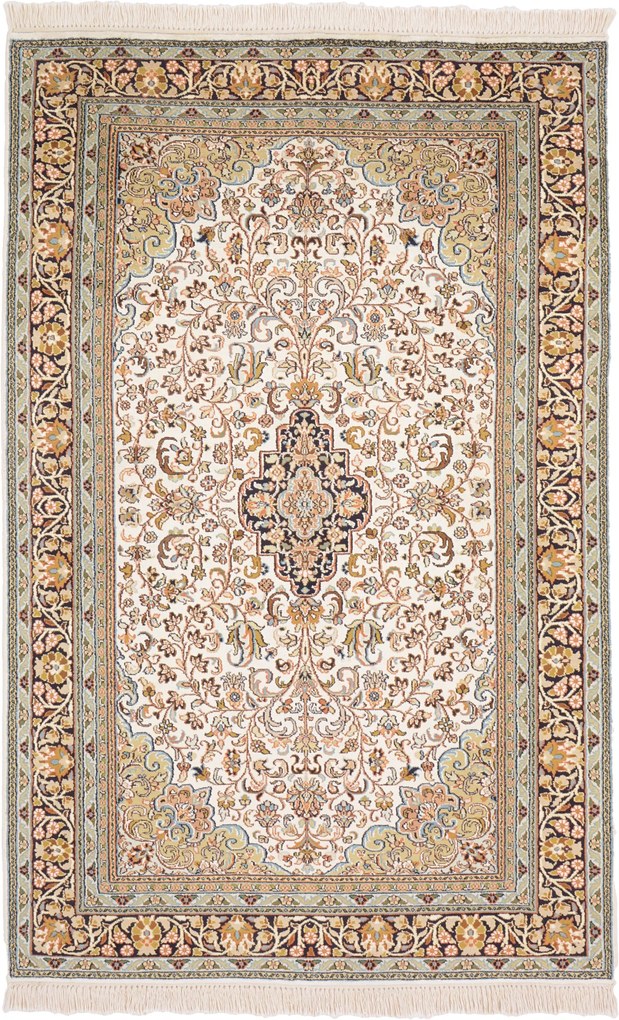 Cashmere Silk Tappeto 180x120 (Indian) Annodato A Mano