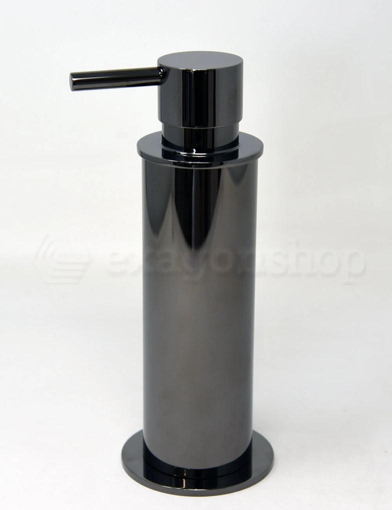 Dispenser sapone liquido da appoggio grafite lucido Plus W4980 Colombo Design