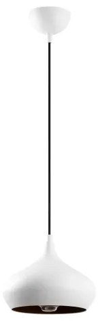 Lampada a sospensione con cavo DODO 1xE27/40W/230V bianco