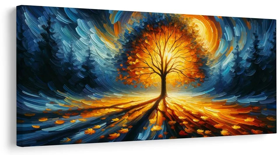Quadro su tela – Albero della vita nella luce magica