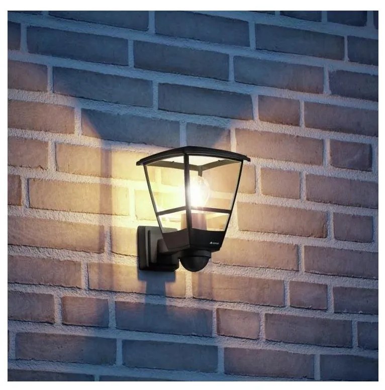 Steinel 084769 - Applique da esterno con sensore L10S 1xE27/15W/230V IP44