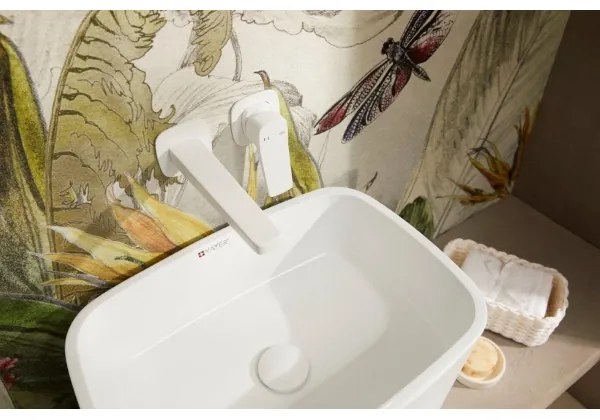 KFA Armatura 4529-810-44 - Miscelatore per lavabo ad incasso MALAGA bianco