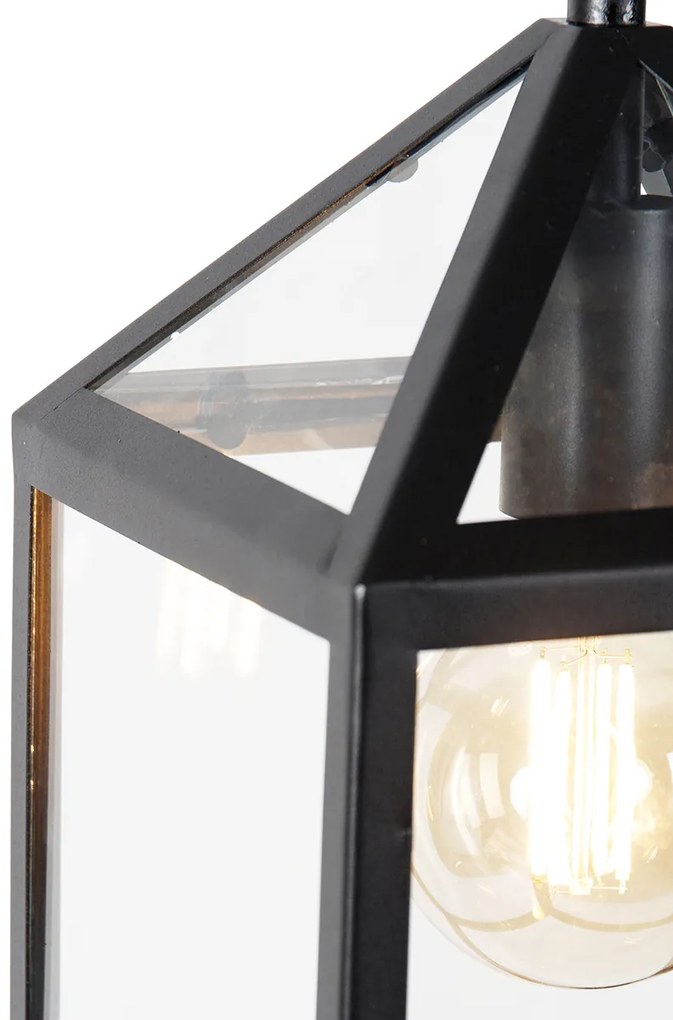 Lampada a sospensione da esterno intelligente nera IP23 incl. Wifi G95 - Amsterdam