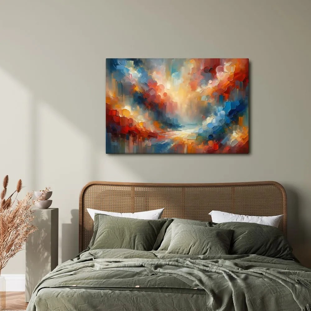 Quadro su tela – Danza di toni caldi