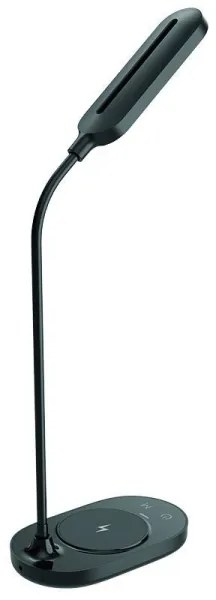 Lampada touch LED dimmerabile con ricarica wireless OCTAVIA LED/7W/230V nera