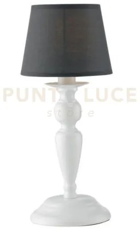 Lume favola bianco e grigio 1 luce attacco e14 16x37cm in metallo e...