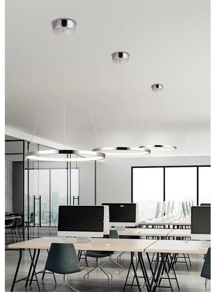 Lampadario LED a sospensione con filo LUNE LED/25W/230V