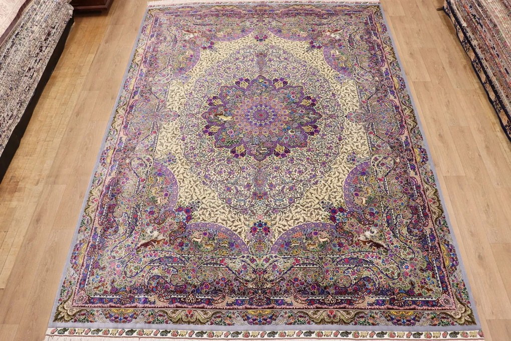 Ghom Tappeto 300 x 400 (Iran) Annodato A Mano