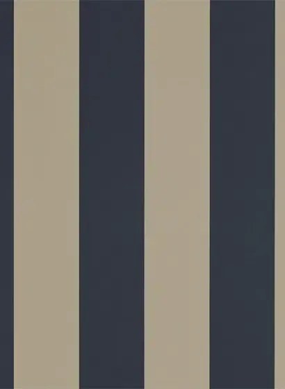 Ralph Lauren Carta da parati Spalding Stripe - Navy/ Sand