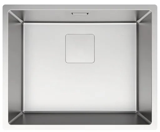 Lavello sopratop 1 vasca in inox argento DELINIA Michigan M L 55 x L 45 cm