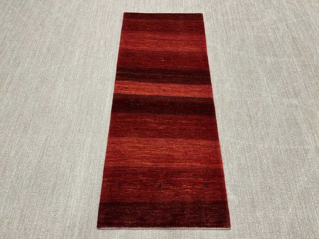 Loribaft Tappeto persiano 230x90 Rosso (Iran) Annodato A Mano