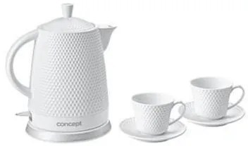 Set Teiera Concept RK0040  Bianco 1500 W 2200 W 1,5 L