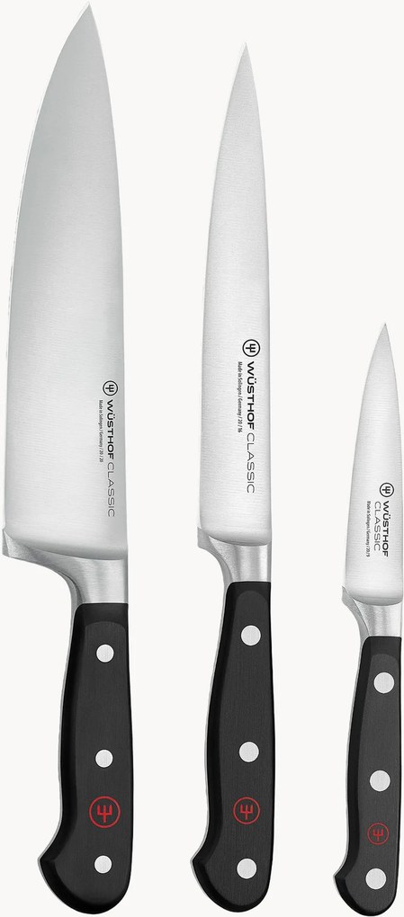 Set di 3 coltelli in acciaio inossidabile Classic
