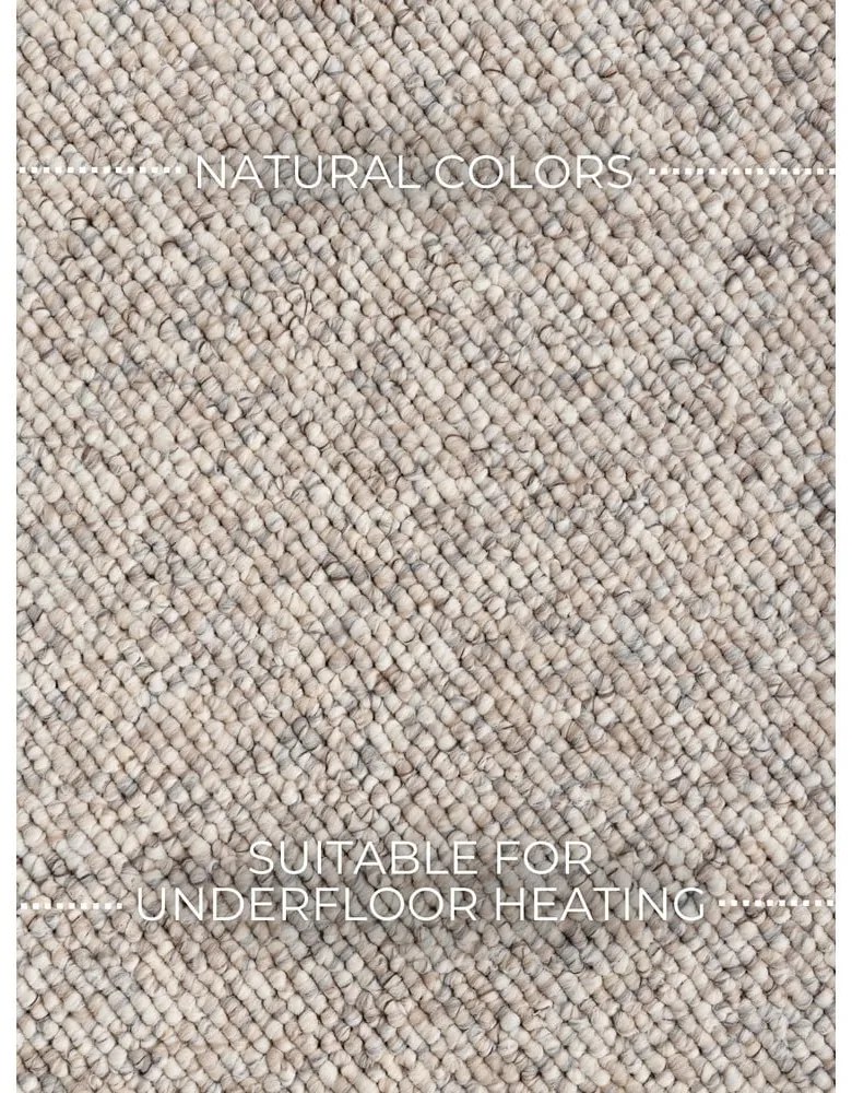 Tappeto grigio/color crema lavabile 160x230 cm Rocco Dark Cream – Elle Decoration