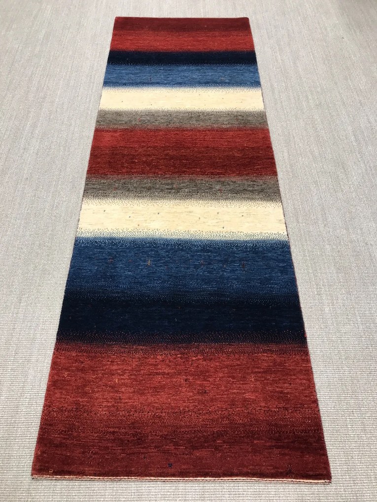 Loribaft Tappeto 100x290 Rosso (Iran) Annodato A Mano