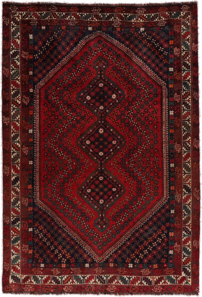 Shiraz Tappeto persiano 200x290 (Iran) Annodato A Mano