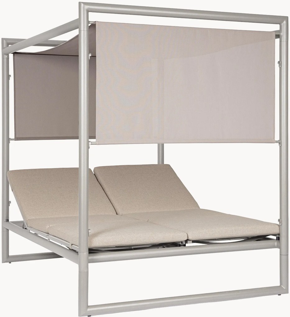 Daybed da giardino doppio con tettuccio solare Konnor