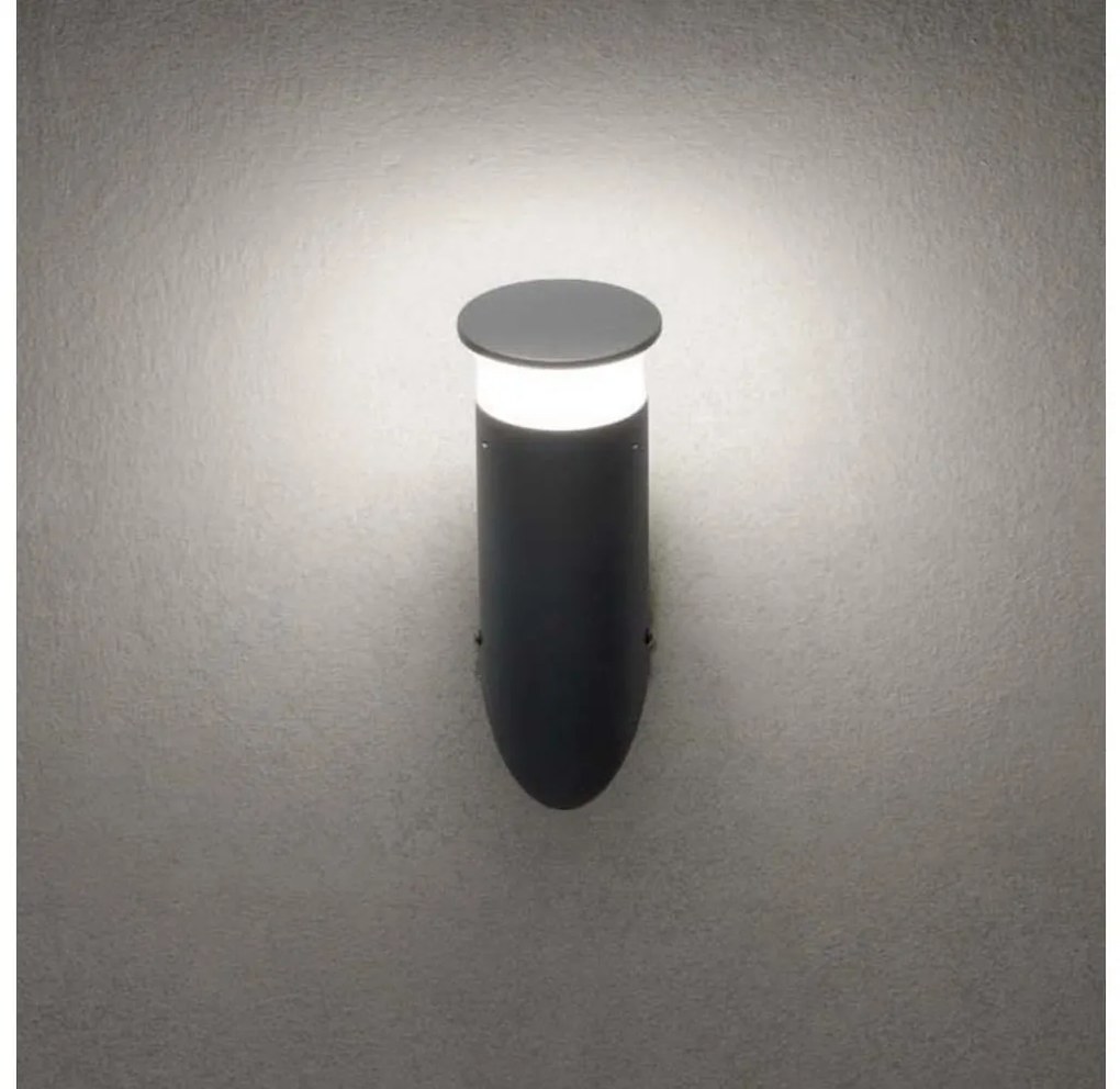 Redo 90073 - Applique a LED da esterno ALGON LED/9W/230V IP65 nero