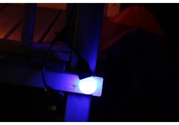 SET 2x Lampadina LED PARTY E27/0,5W/36V blu