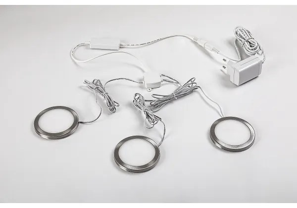 Rabalux 78043 - SET 3x LED Illuminazione dimmerabile del mobile SOCAVI 3xLED/1W/230V 4000K