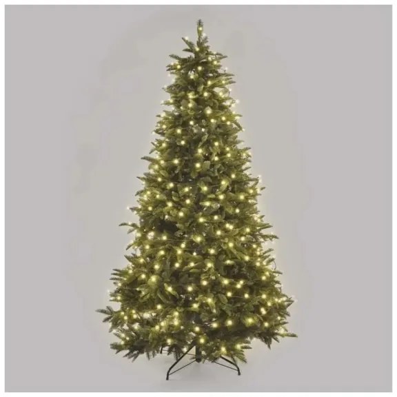 Catena luminosa natalizia 480 LED/8 funzioni 53 m IP44 bianco caldo