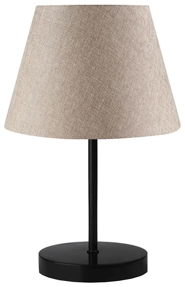 Lampada da tavolo AYD 1xE27/40W/230V beige/nera