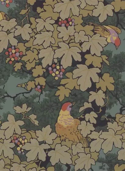 Little Greene Tapete Vine - Verde