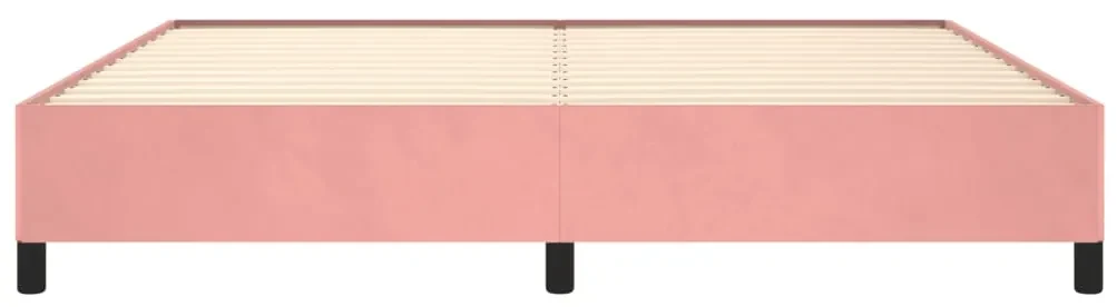 Giroletto rosa 200x200 cm in velluto