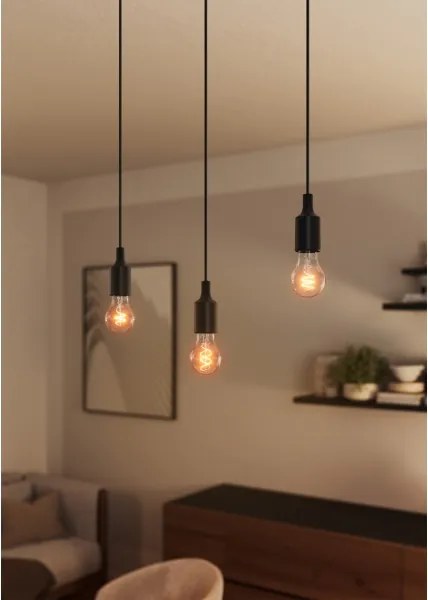 Osram - Cavo di alimentazione PENDULUM BELL 1xE27/15W/230V nero