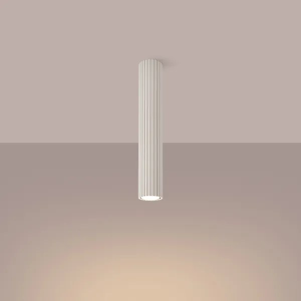 Sollux SL.1590 - Faretto KARBON 1xGU10/10W/230V 40 cm color crema