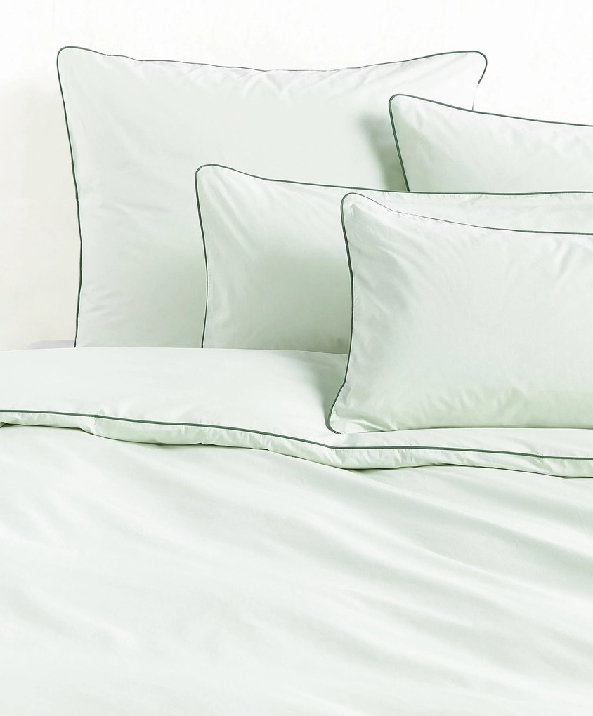 Copripiumino in cotone percalle con bordino Daria